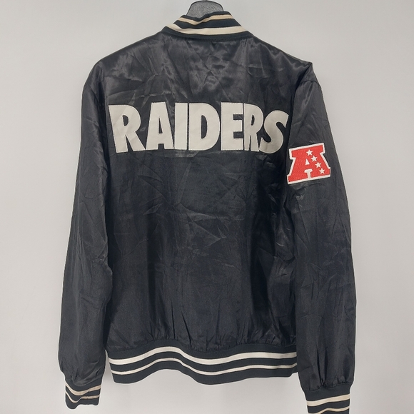 NFL × Nike Raiders JACKET Black and White Size Medium - Picture 6 of 6